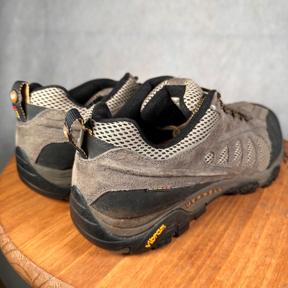 Merrell Mesa Ventilator Hiking Shoes Mens 14 Brown Good Vibram Low Top 80433 - Picture 5 of 13